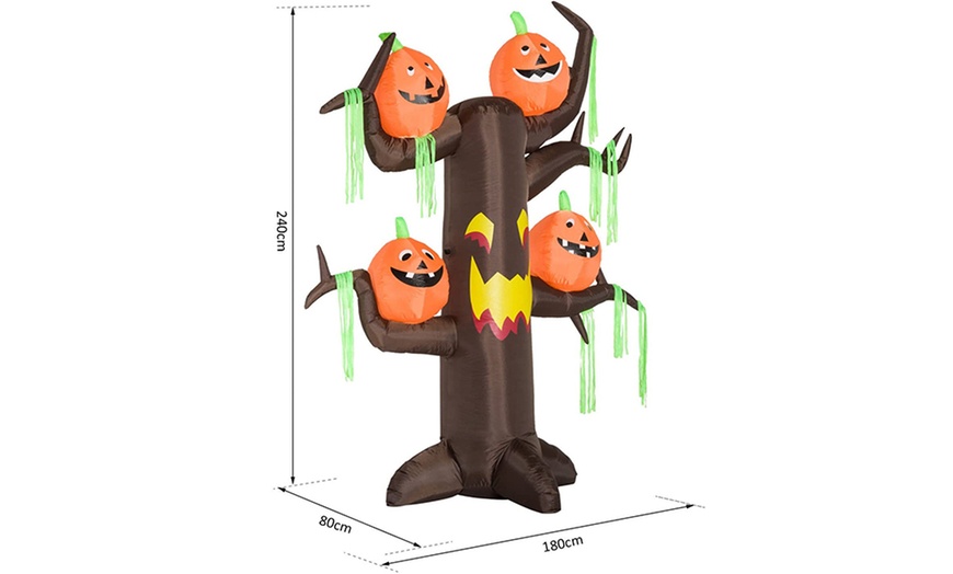 Image 8: HomCom Halloween Inflatable Decor
