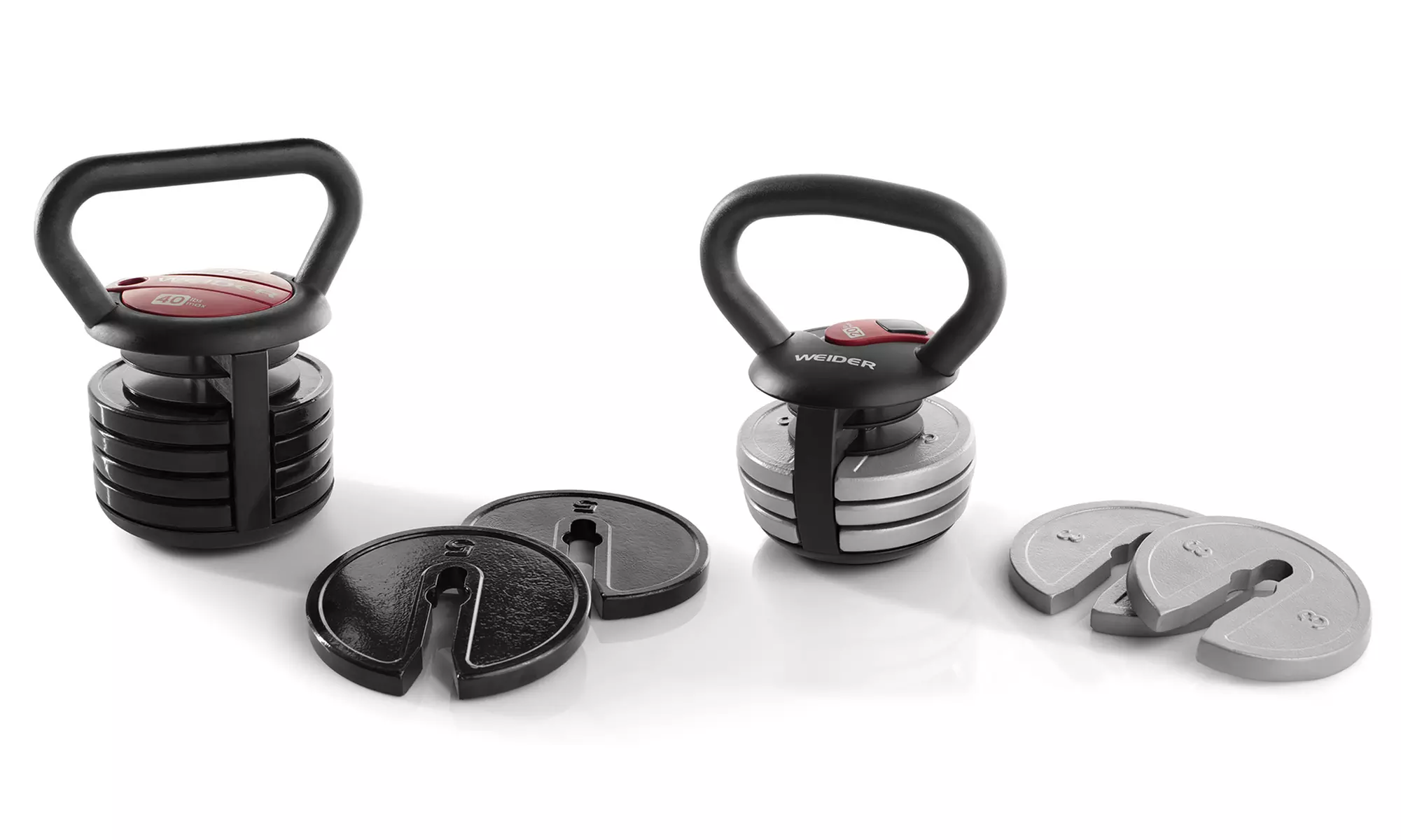 Weider Adjustable Kettlebell Set (3-Piece) - Primary Image