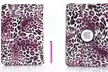 360 Grad drehbares Case für Apple iPad im Lepoard-Design im Modell und in der Farbe nach Wahl - Second Medium