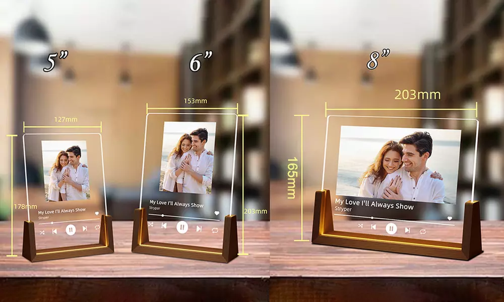 Custom Song Photo Plaques - Perfect Holiday Gift (Up to 83% Off)