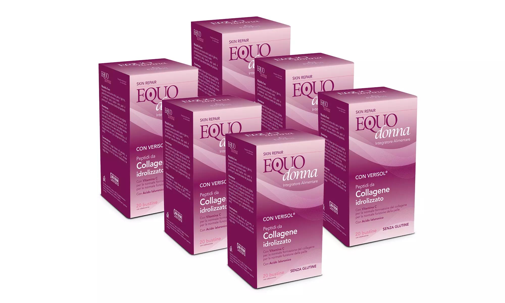 1, 3 o 6 confezioni di Equodonna Collagene Skin Repair