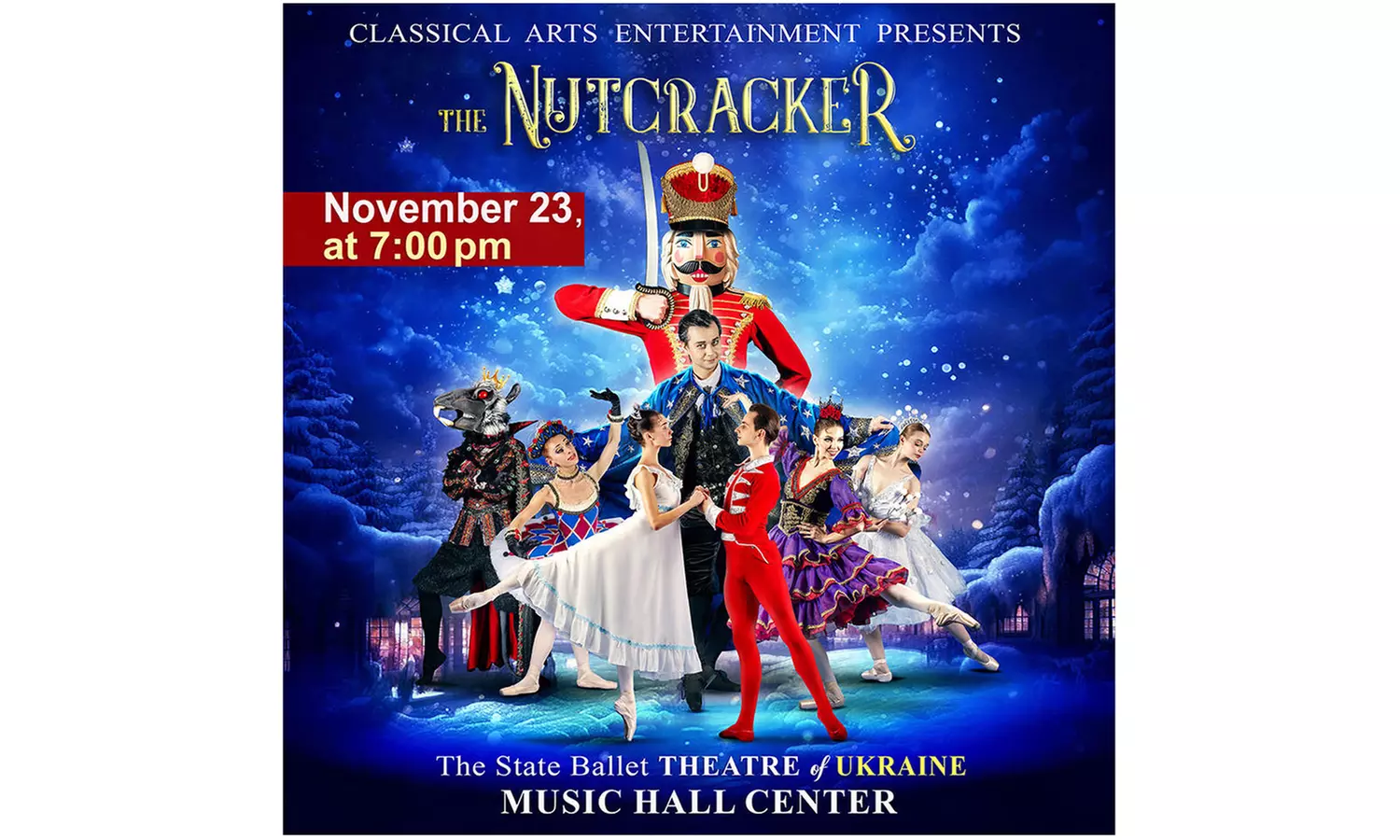 The Nutcracker A Magical Holiday Tradition on November 23 at 7 p.m.  - Primary Image