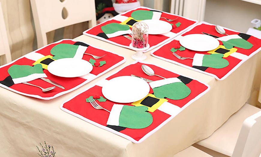 Image 4: Christmas Table Place Mats