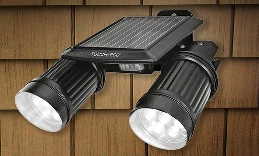 Image 4: Solar-Powered Security LED Lights