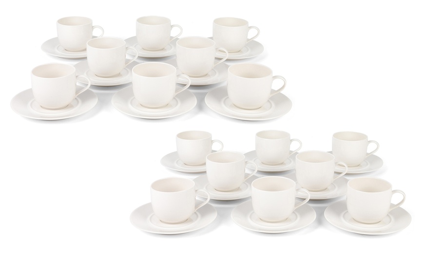 Image 7: Alessi Porcelain Cups and Saucers