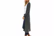 Isaac Liev Everyday Essential Women's Lightweight Extra Long Cardigan. Plus Sizes Available. - Second Medium
