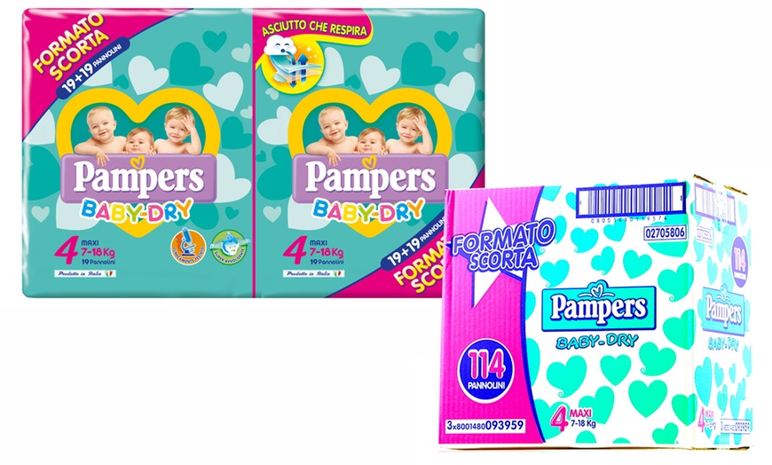 Image 4: Pannolini Pampers Baby Dry Duo