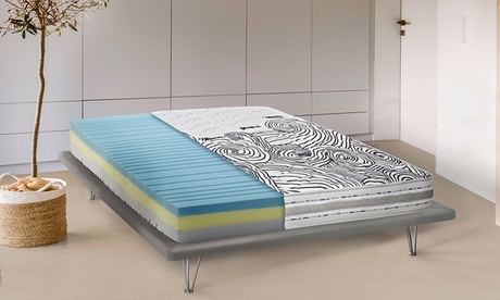 Materasso memory a 3 strati Made in Italy, disponibile in 4 dimensioni