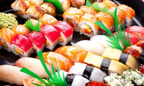 Plateau de sushis de 40, 56, 72 ou 126 pièces avec salade de choux et/ou wakamé dès 29,90 € avec Sushi Classique