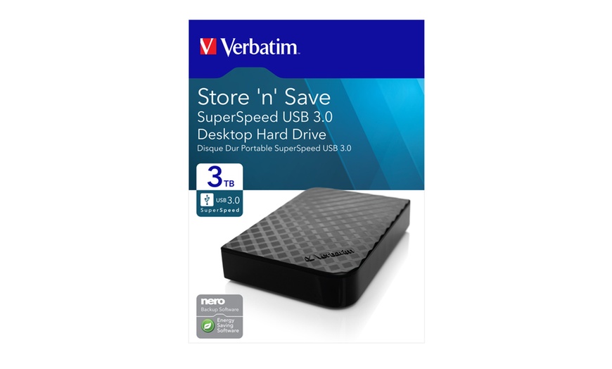 Image 4: Verbatim External Hard Drive 