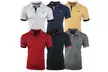 2er-Pack Blu Apparel Herren-Poloshirts in der Farbkombination und Größe nach Wahl - Second Medium