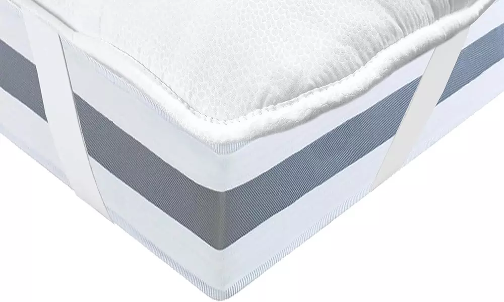 Surmatelas en microfibre 130 x 200 cm, épaisseur de 3 cm