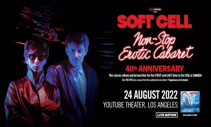 Soft Cell: Non-Stop Erotic Cabaret on August 24 at 8 p.m. - Primary Image