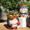 Image 1: One or Three Poker Character Flower Pots