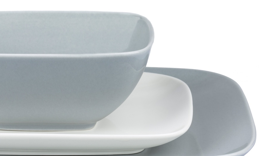 Image 5: Waterside 24-Piece Hampton Square Dinner Set