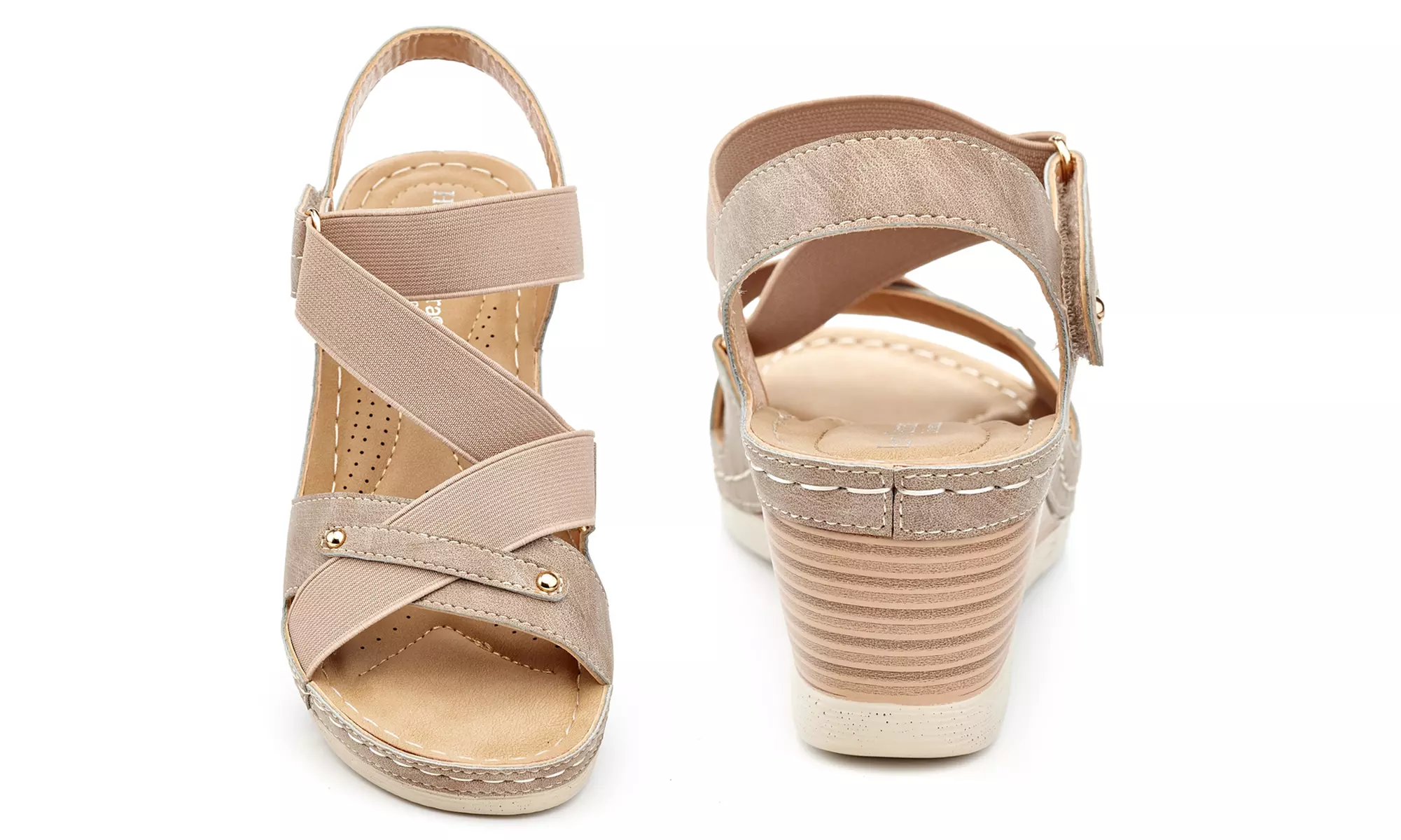 Henry Ferrera Women's Casual Wedge Espadrille Sandals - Image 5