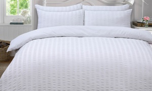 Palermo Seersucker Duvet Set