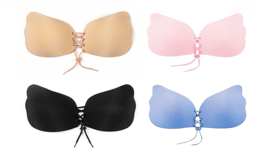 Image 1: Stick-On Push-Up Bra