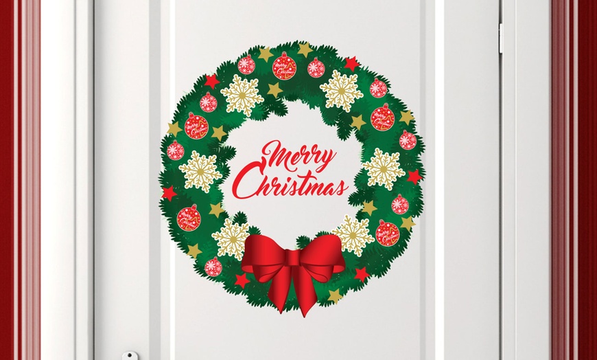 Image 1: Christmas Garland Wall Sticker