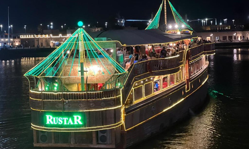 Image 2: Rustar Premium Dhow Cruise Dinner for One, Two or Four People