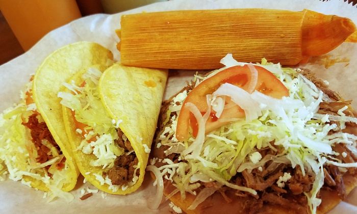 Tamales, Tacos, and Tostadas - The Tamale Pot | Groupon