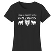 Image 4: Women's Only Sleep with Dogs Humor T-Shirt. Plus Sizes Available.