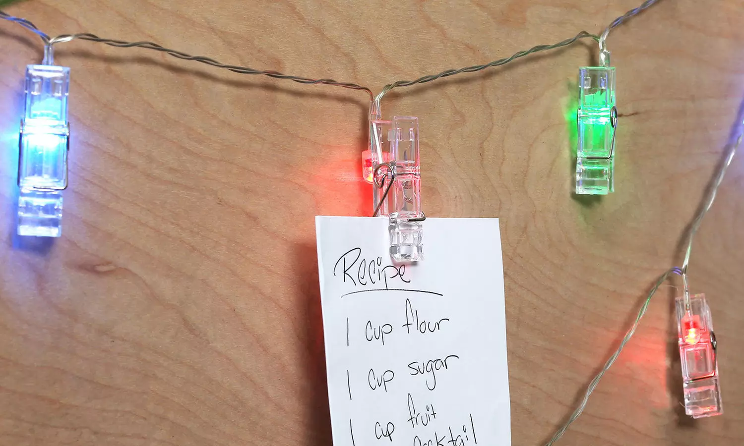 20 LED Novelty Decorative Party Clothespin Battery String Lights - Second Medium