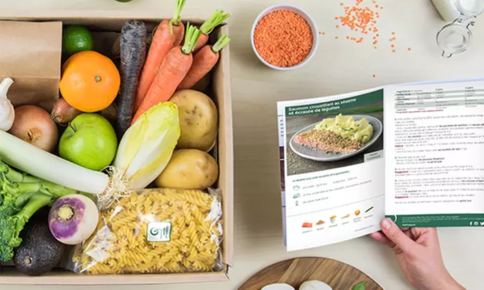 Bon d’achat de 5 € donnant droit à 40% de remise sur les 3 premiers paniers d’un abonnement sur le site Quitoque - Primary Image