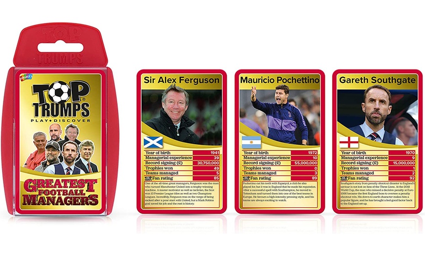 Image 5: Top Trumps Greatest Football Managers Game