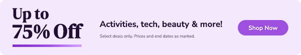 UP TO 75% OFF