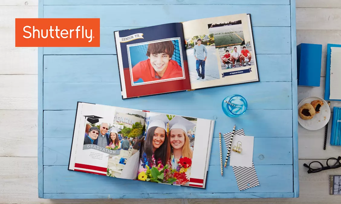 8x8, 8x11, or 10x10 Custom Photo Book from Shutterfly (Up to 67% Off ) - Primary Image