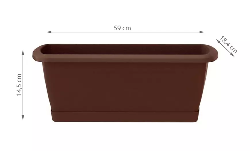 Image 20: Set van 1, 2 of 3 plantenbakken