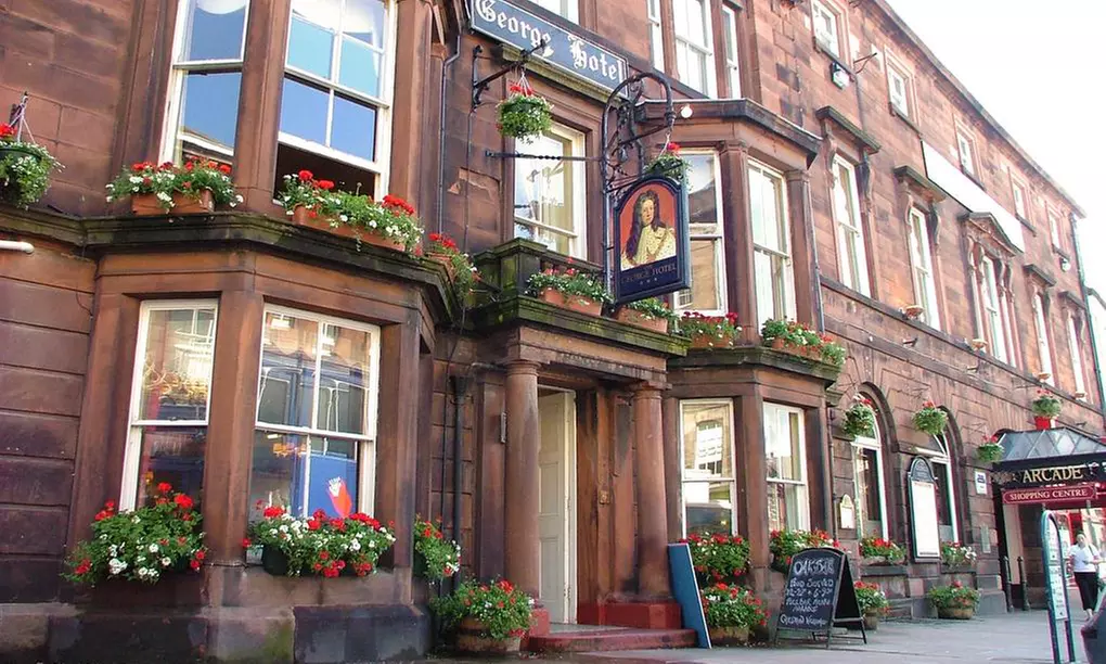 Lake District: Upgraded Club Double Room for Two including Full English Breakfast at The George Hotel Penrith - Primary Image