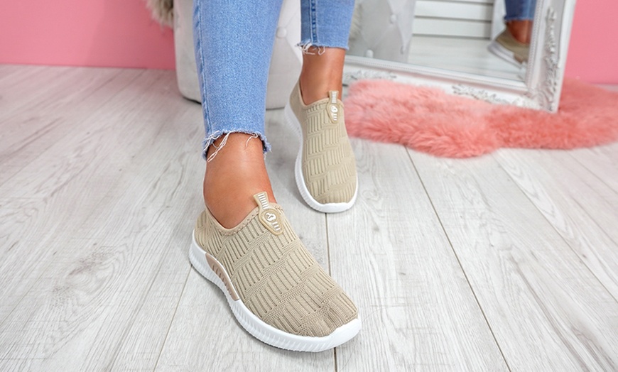 Image 4: Women's Sock-Style Trainers