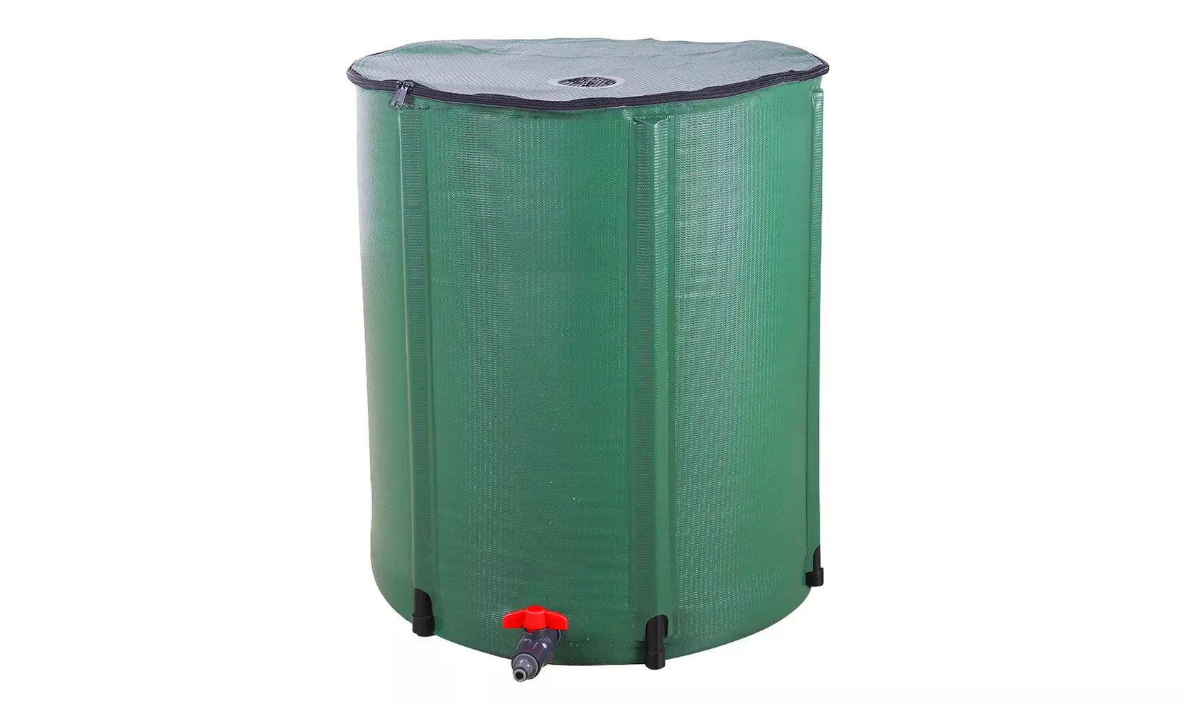 50 Gallon Folding Rain Barrel Water Collector Green
