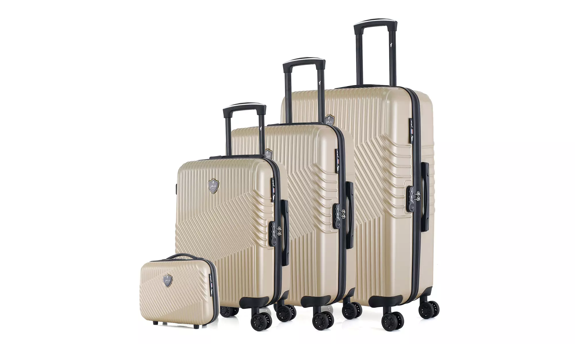 Lot de 3 valises et 1 vanity Peter-C