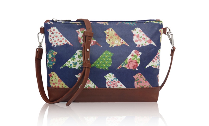 Image 29:  Printed Canvas Cross-Body Bags