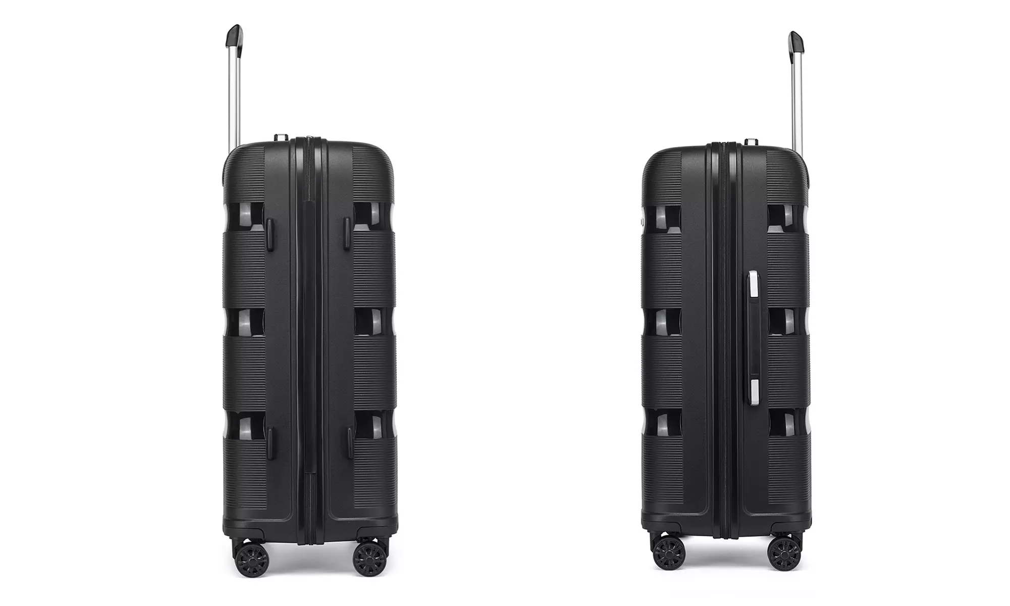 KONO Lightweight Hardshell Luggage 1 or 3-Piece with TSA Lock