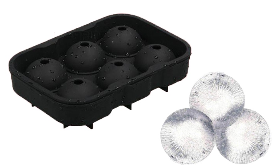 Image 7: Moule à glaçons en silicone alimentaire, 6 glaçons