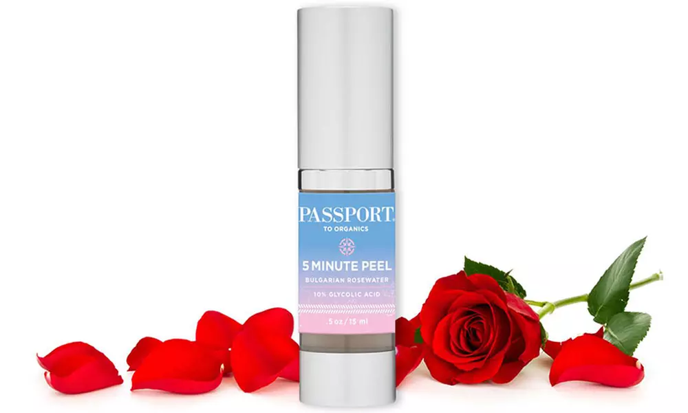 Passport to Organics 5-Minute Peel with 10% Glycolic Acid & Rosewater - Primary Image