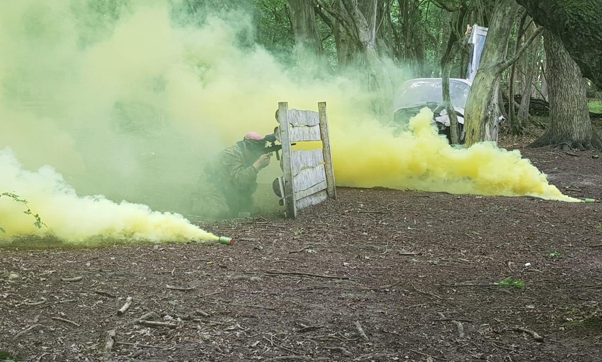 Image 3: Unleash Your Inner Warrior: Full Day Paintball with 100 Paintballs