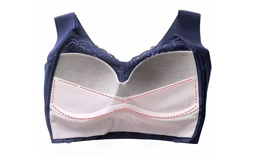 Image 7: Lace Sports Sleep Tank Bra Set