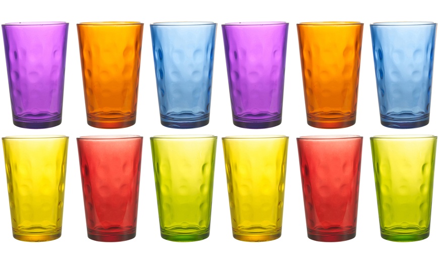 Image 2: Coloured Drinking Glasses Set