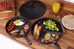 One or Two Non-Stick Divider Frying Pan Sets - Second Medium