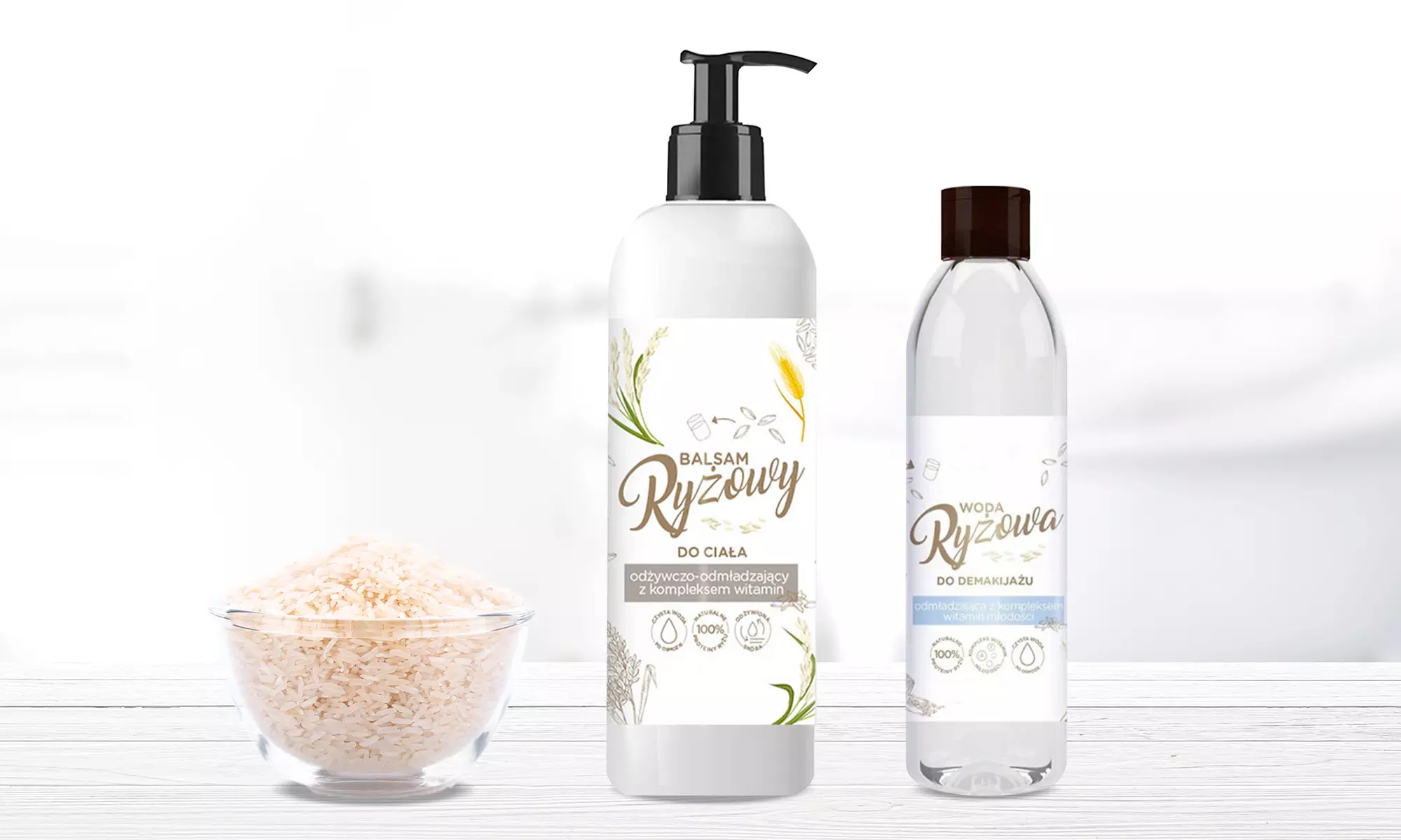 Ensemble de produits soin naturel au riz - Image 5