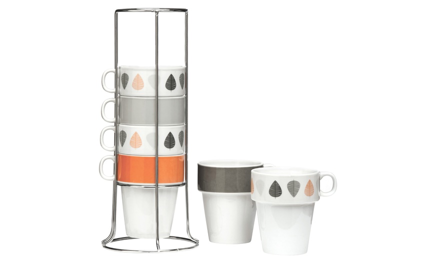 Image 3: Premier Housewares Stackable Mugs