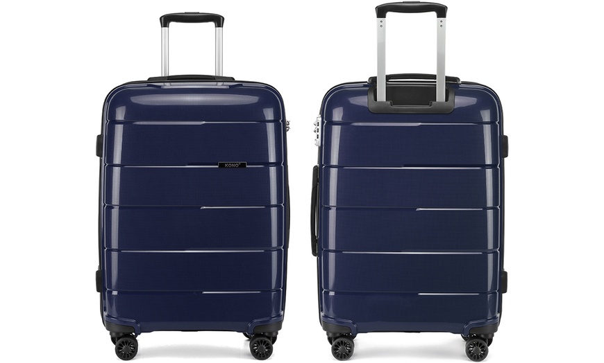 Image 9: Kono Hard Shell PP Suitcase or Set