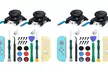 3D Joystick Replacement Kit for Joycon and Switch Lite - Second Medium