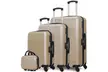 Set de 3 valises + 1 valise vanity "Selenga", coloris au choix, livraison offerte - Second Medium