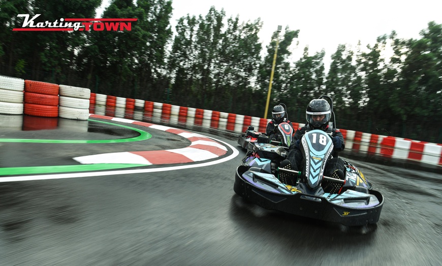 Image 1: Go-Kart Thrills for Pure Excitement: Child (AED 110), Adult (AED 140)